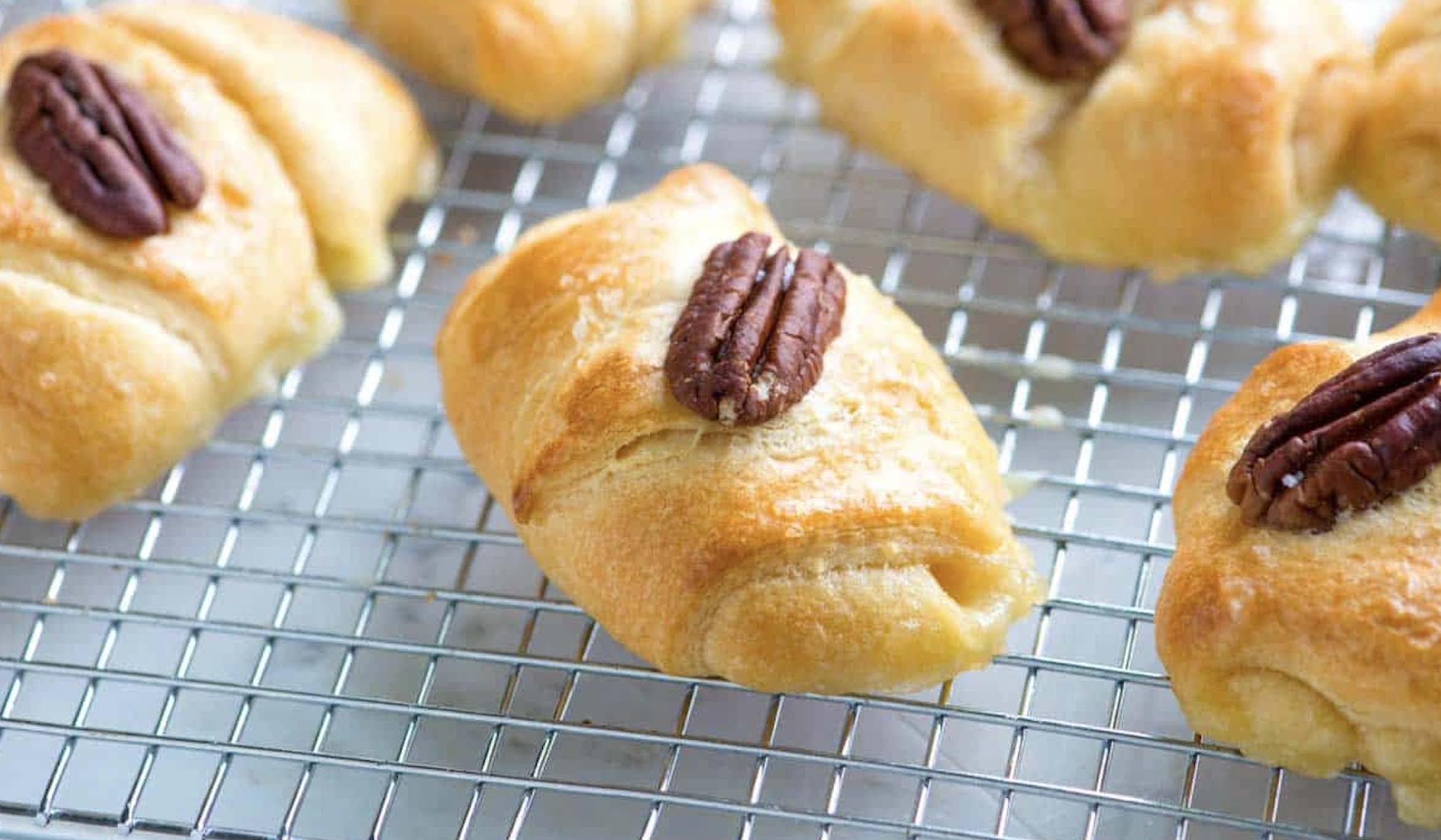 Brie Pecan Roll-Ups - Better Halves Pecans