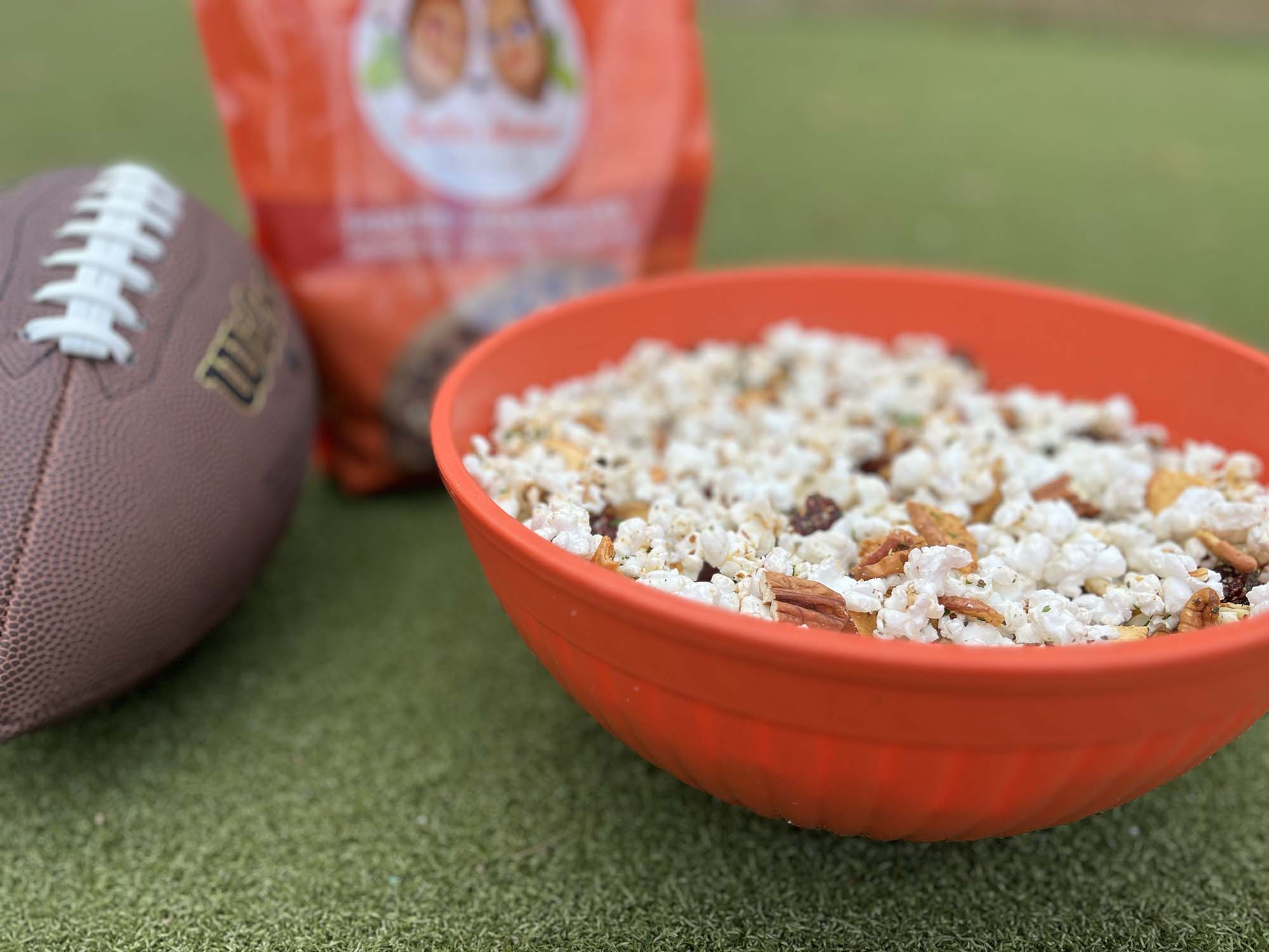 Game Day Pecan Popcorn Better Halves Pecans