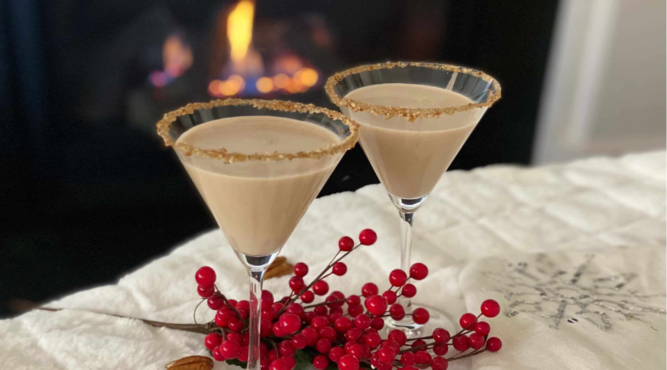 Pecan Pie Martini - Better Halves Pecans